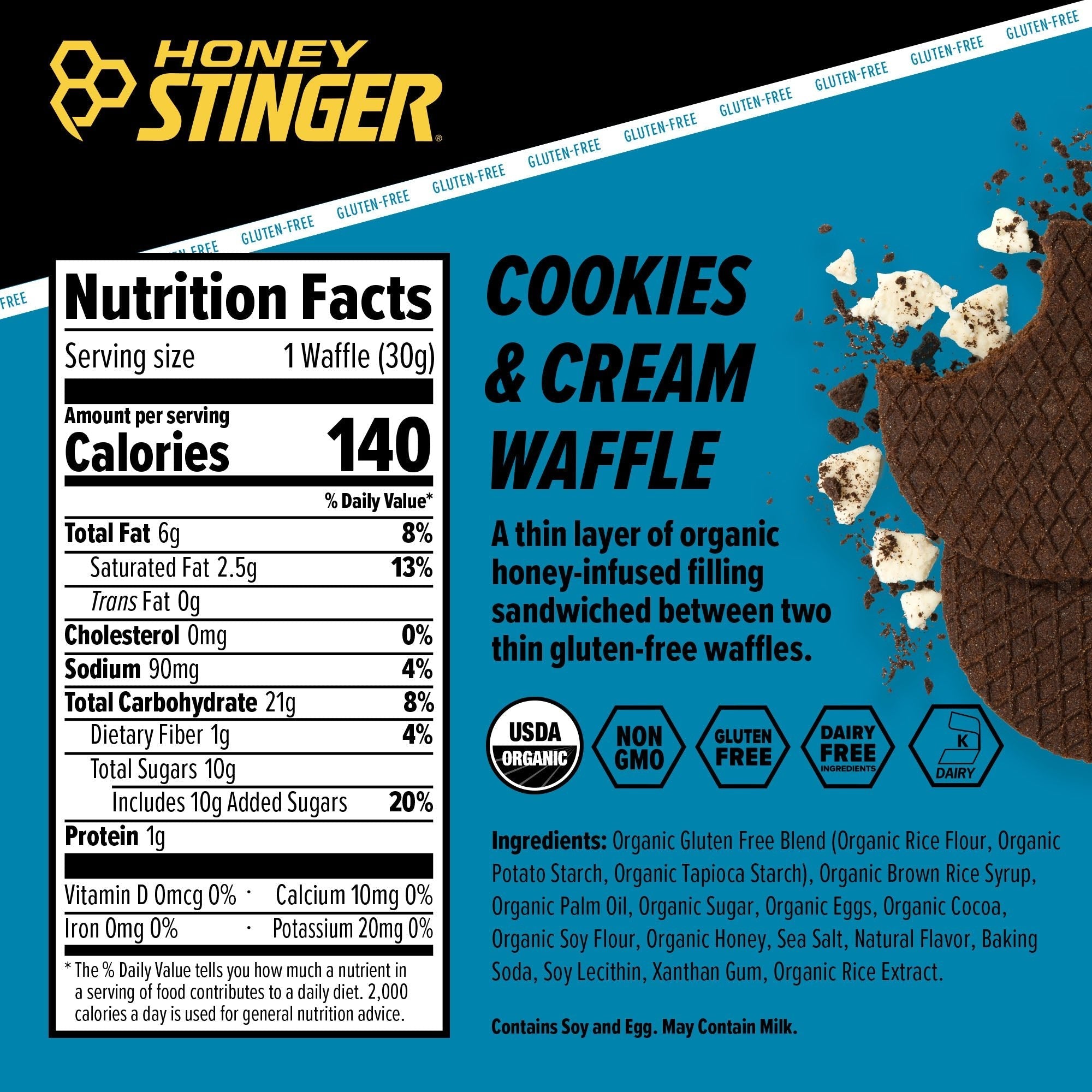Gluten-Free Waffle Variety Pack of 18