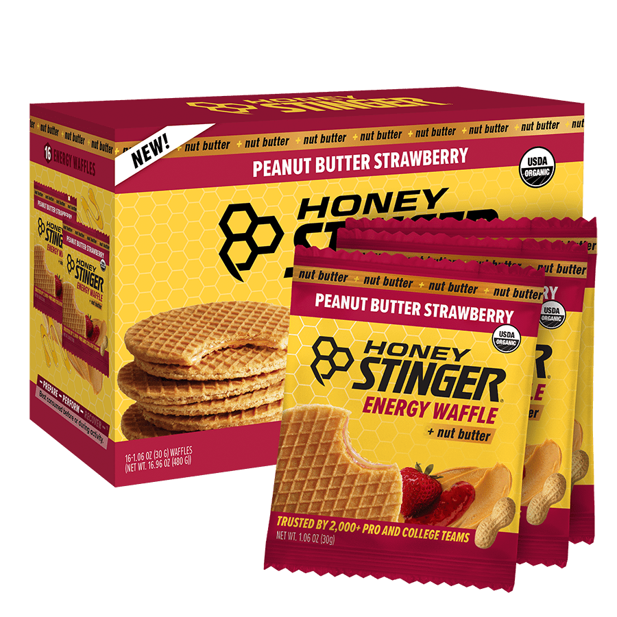 Peanut Butter Strawberry Waffle Box of 16