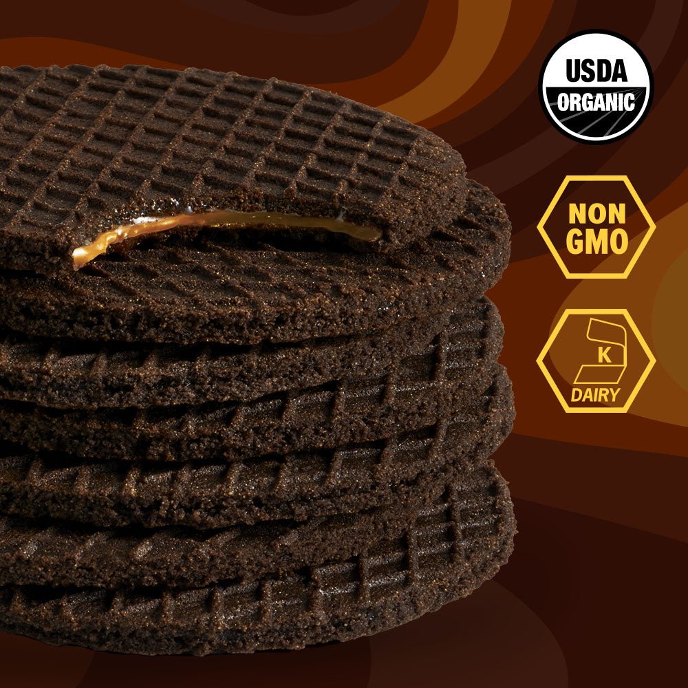 Peanut Butter Chocolate Waffle Box of 16