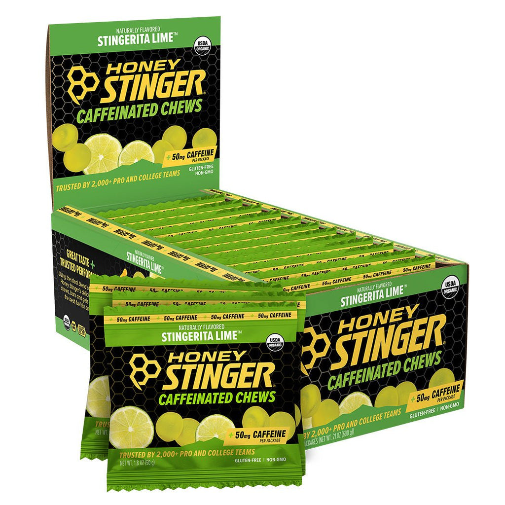Caffeinated Stingerita Lime Energy Chews Box of 12